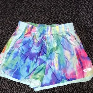 Tie dye Champion shorts